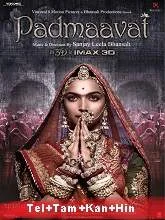 Padmaavat (2018) BRRip Telugu + Tamil + Kannada